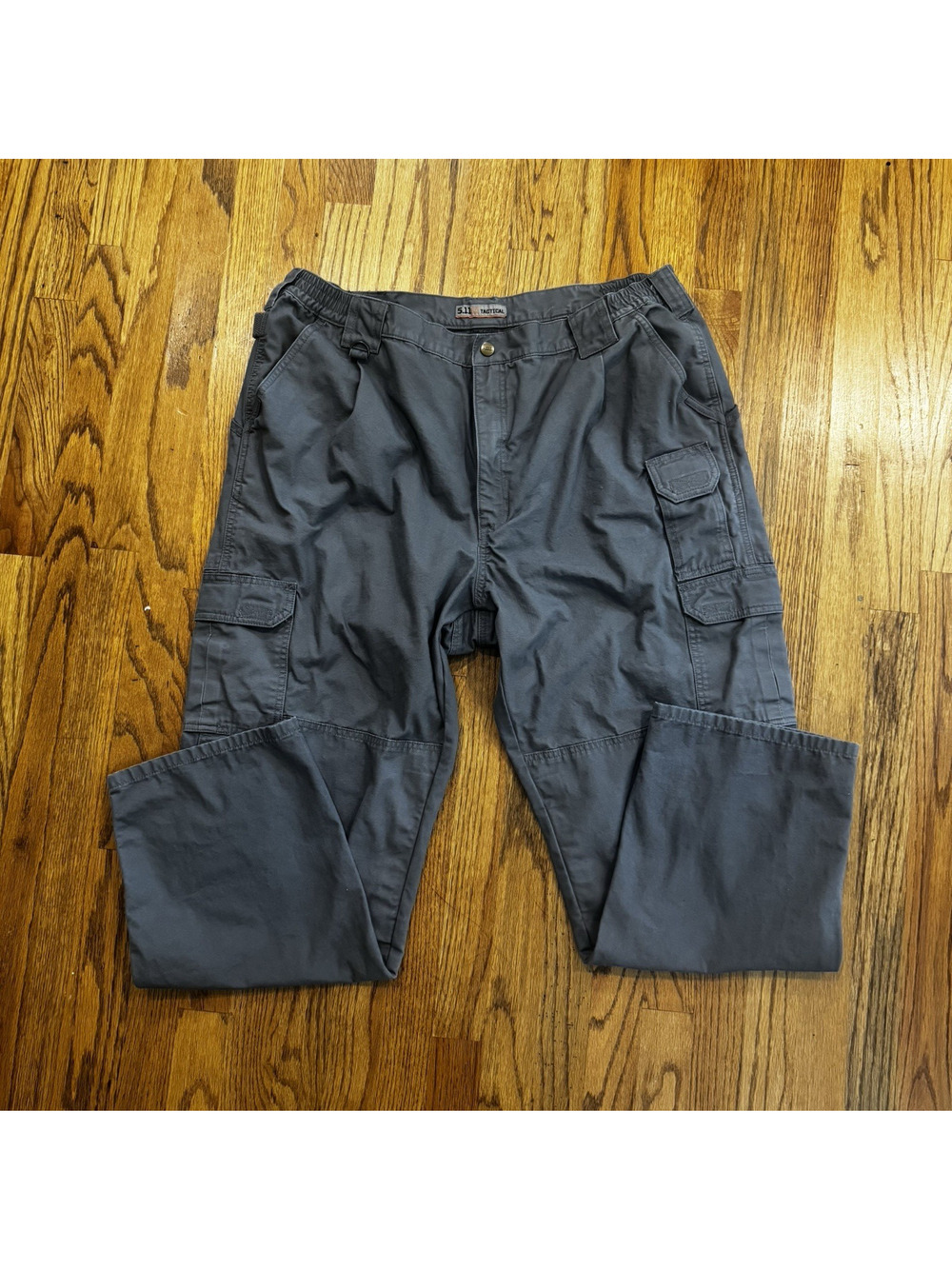5.11 Tactical Canvas Cotton Pants Men’s 42x30 Gray Cargo Utility Work Outdoor